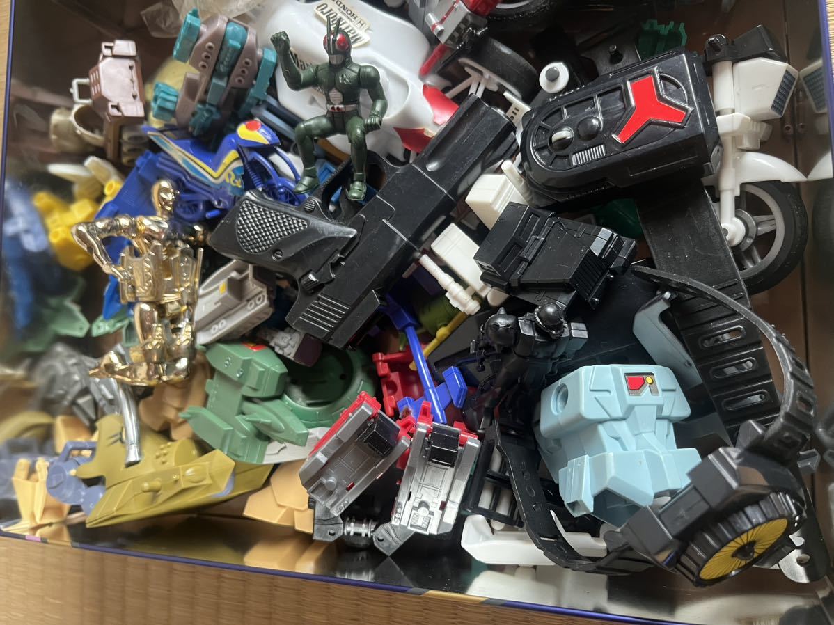 昔のおもちゃ まとめ売り 完成品 当時物 昭和レトロ 仮面ライダー ミニ 