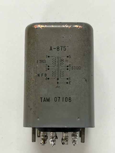 TAMURA 製 A-875 line output.トランス A-875 トランス タムラ 新品 1