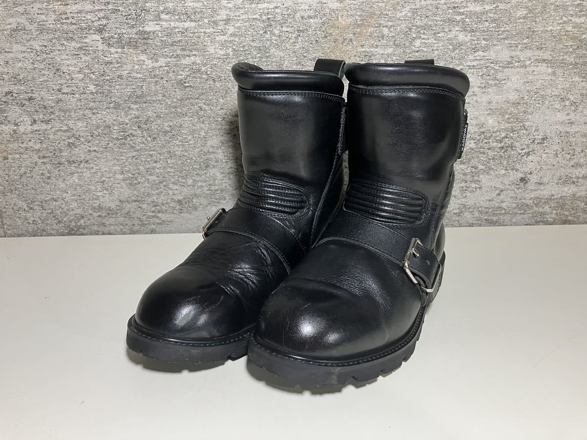 KADOYA カドヤ　ブラックアンクルブーツ　サイズ25.5㎝