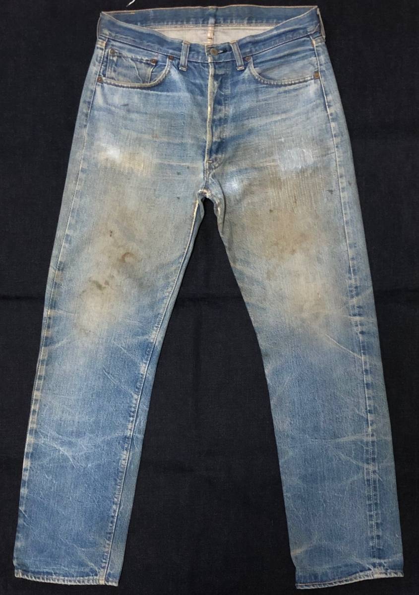 70S LEVIS リーバイス501 66前期 鬼ヒゲ蜂の巣！W34インチ ゴールデン 