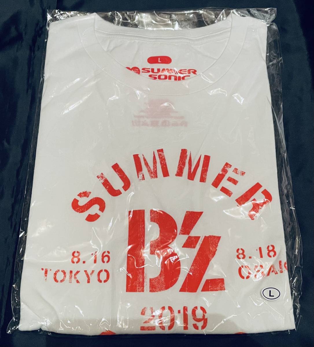 新品未開封 B'z SUMMER SONIC 2019 サマソニ 限定Tシャツ ホワイト L