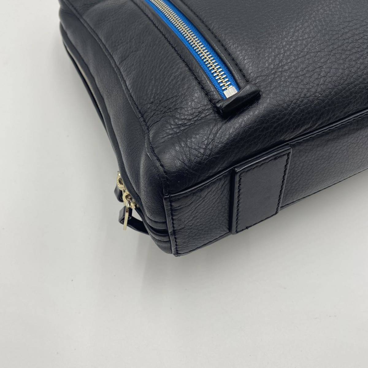 Paul Smith ビジネスバッグ レザー ポールスミス 本革 2WAY 紺 1円【極美品】 ポールスミス Paul Smith 2way ビジネスバッグ ブリーフ