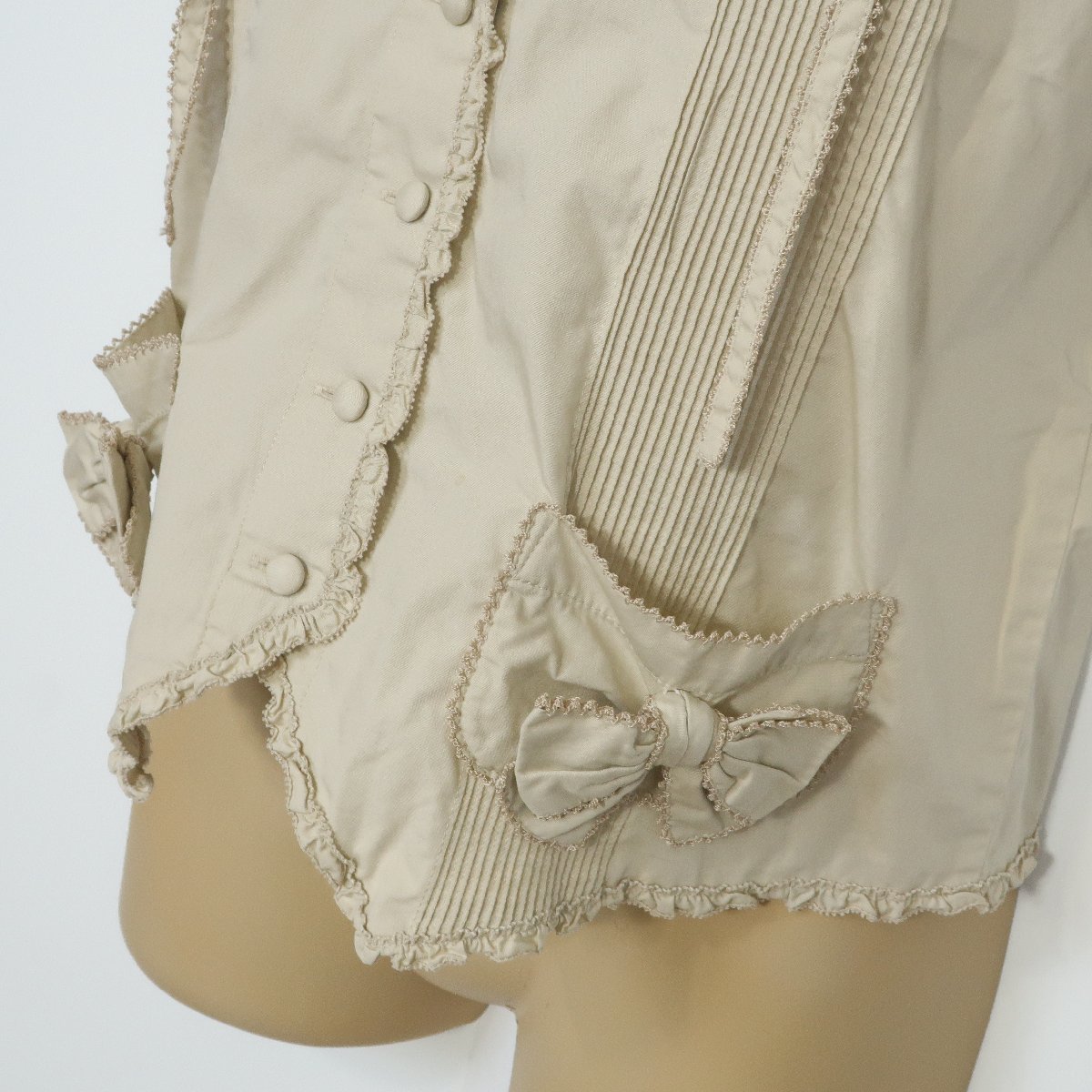 ワンダフルワールド♥ピンタック＆ピコフリルいっぱいの段々ブラウス