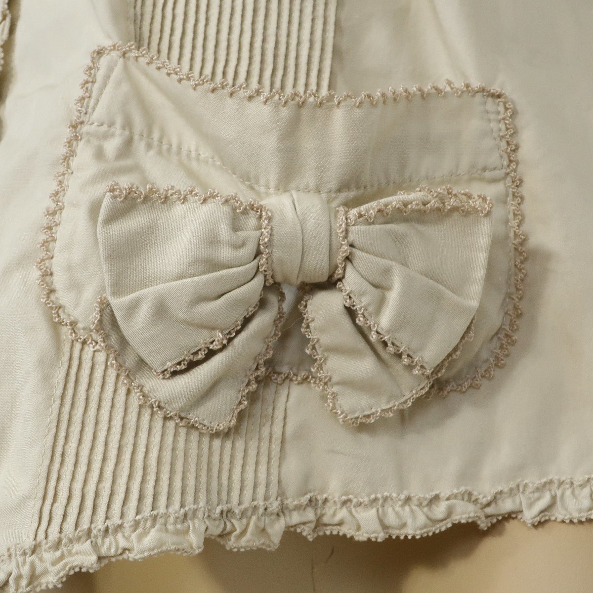 ワンダフルワールド♥ピンタック＆ピコフリルいっぱいの段々ブラウス