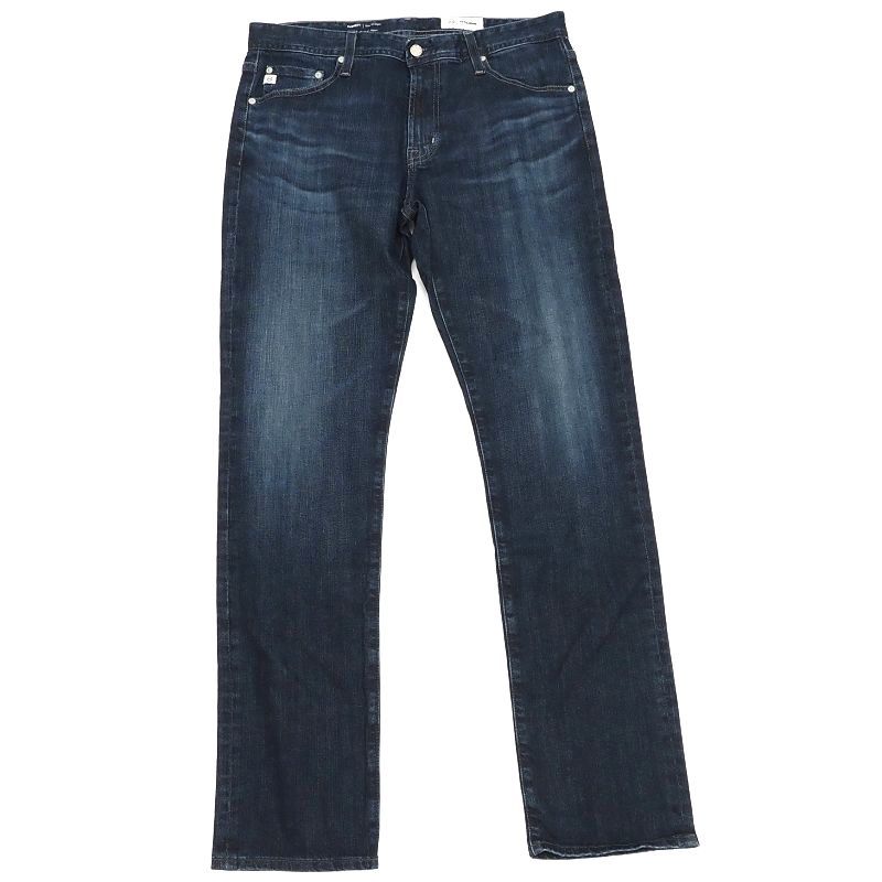 G04270 美品 AG ADRIANO GOLDSCHMIED/ストレッチデニム パンツ【サイズ：33】ネイビーインディゴ エージー アドリアーノゴールドシュミット