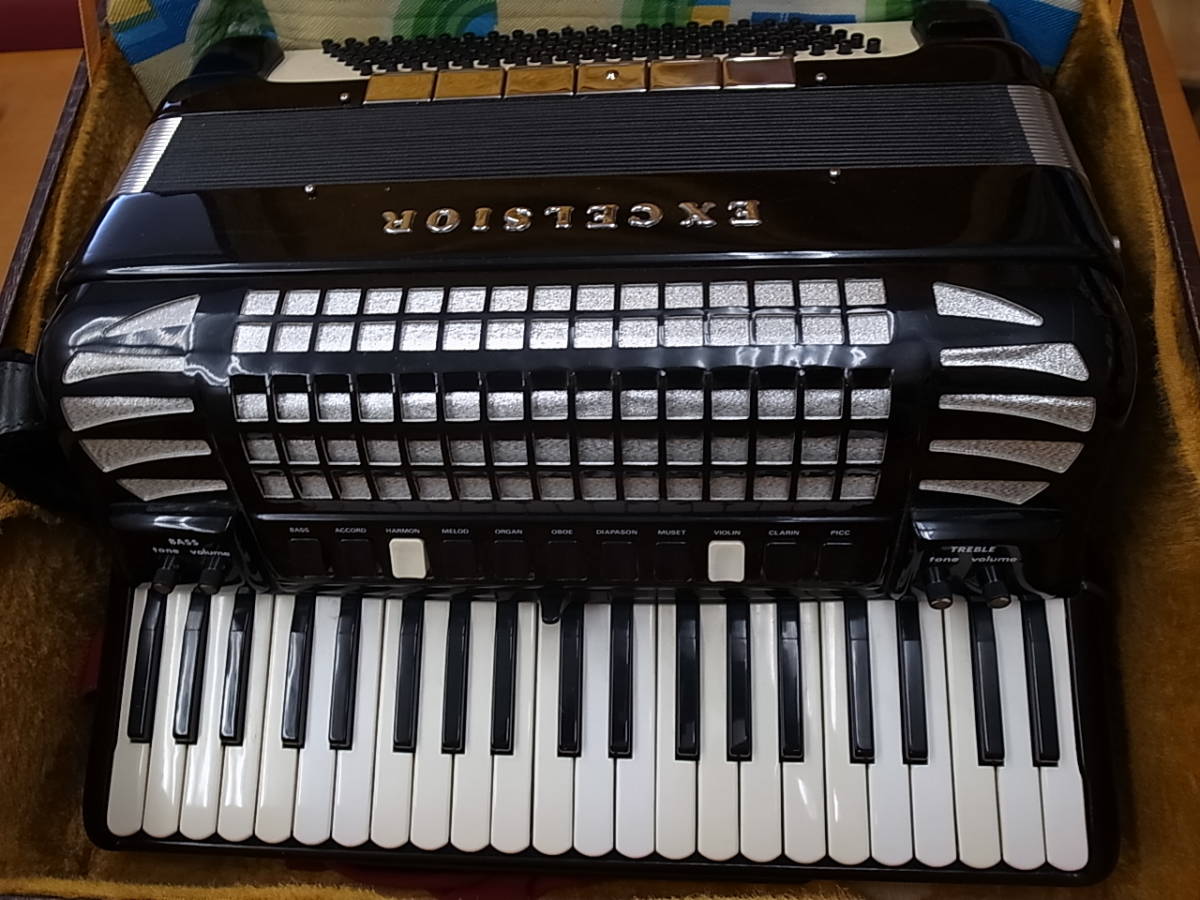 アコーディオン レトロ アコーディオン made in ITALY EXCELSIOR BUILT