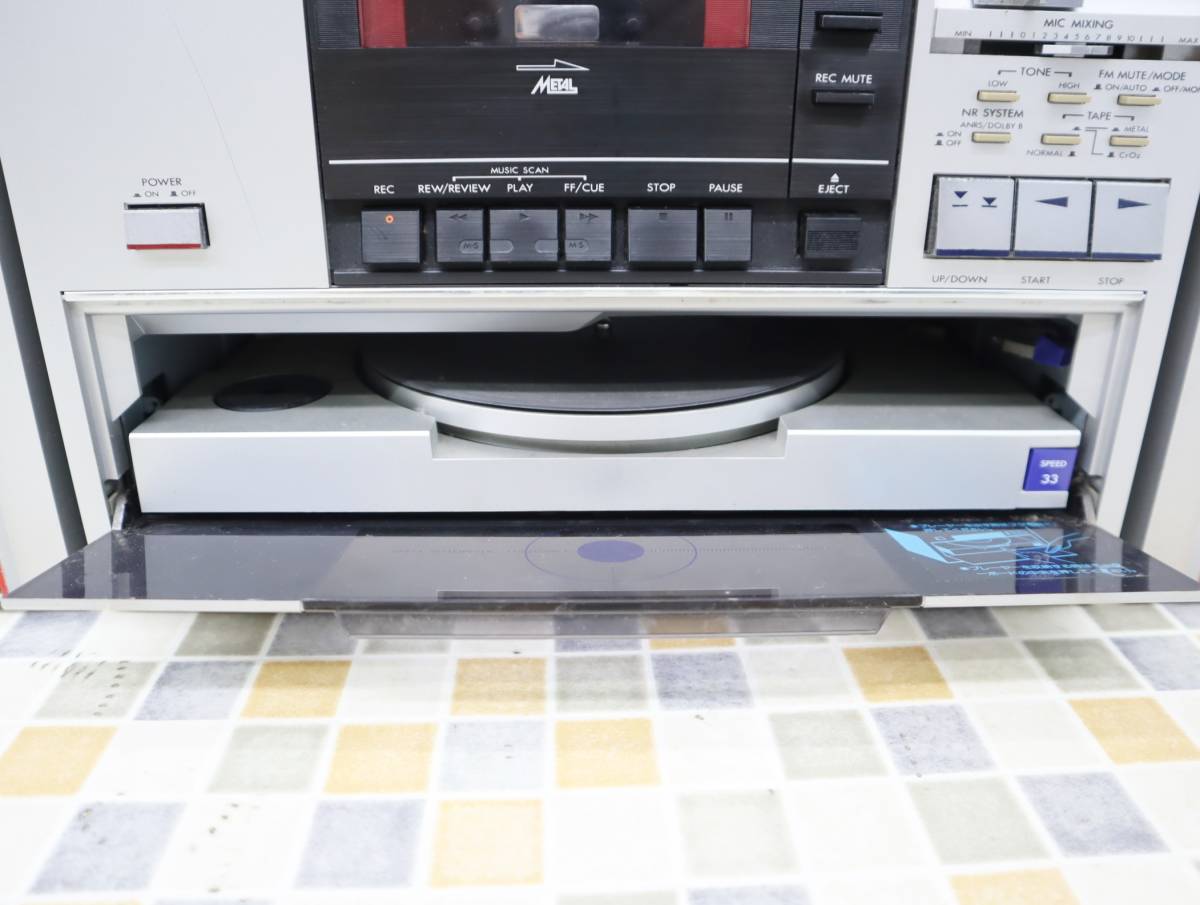 Victor ビクター DC-33 ポータブルディスクコンポ 昭和レトロ 現状品