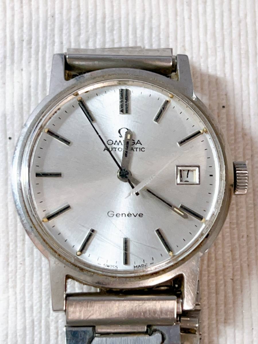 1円～ジャンク品 オメガ 自動巻き sEー10 オメガ OMEGA 1円 シルバーカラー