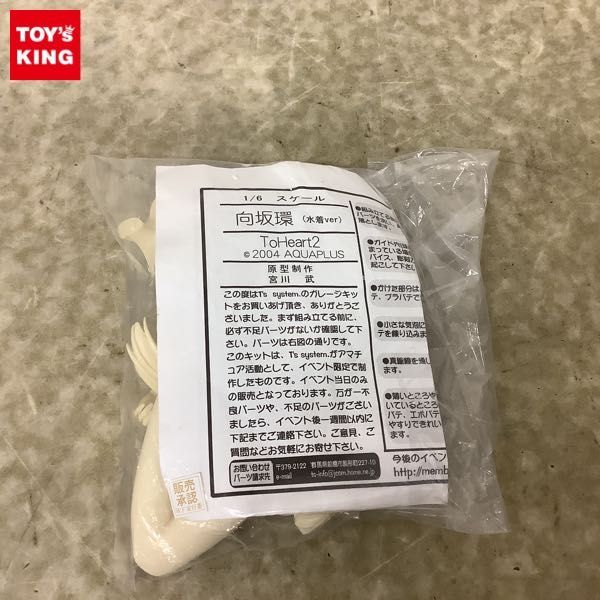 1円〜 未開封 T's system 1/6 ToHeat2 向坂環 水着ver.ガレージキット