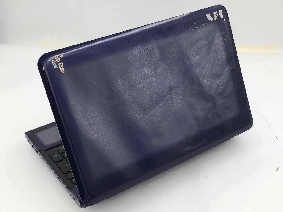 SONY/ノート/HDD 750GB/第2世代Core i7/メモリ4GB/4GB/WEBカメラ無/OS