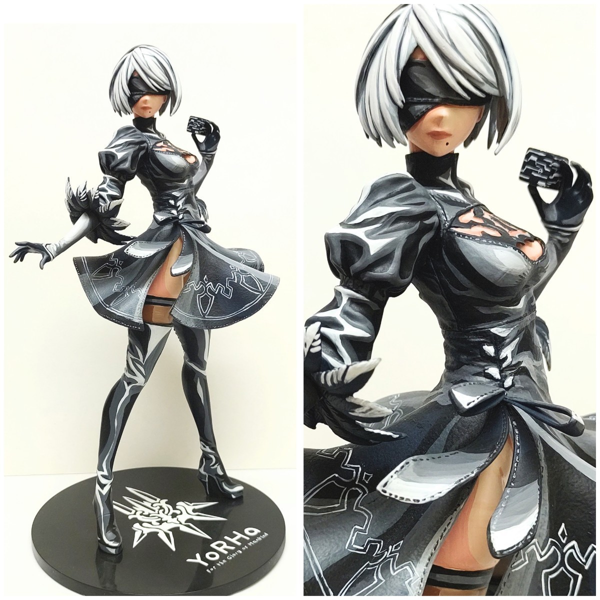 ニーアオートマタ 2B リペイント 放送記念くじ B賞 フィギュア 二次元