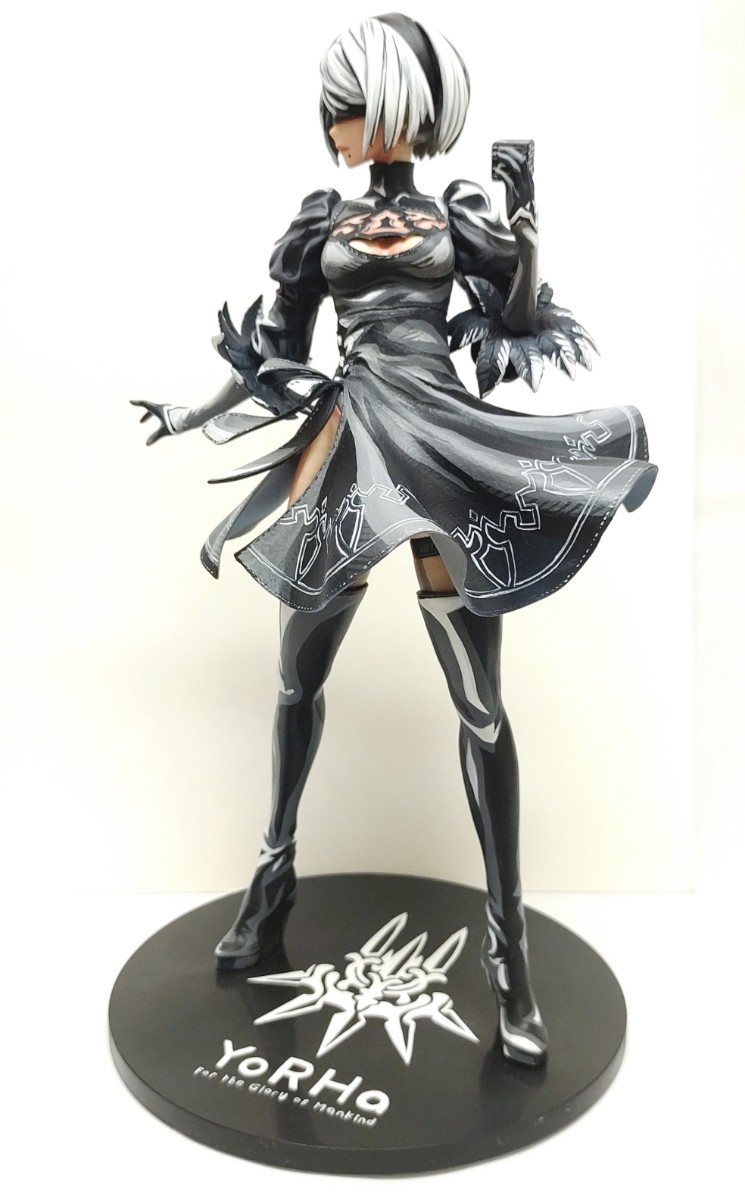ニーアオートマタ フィギュア 2B リペイント 2次元塗装 ニーアオートマタ 2B リペイント 放送記念くじ B賞 フィギュア 二次元