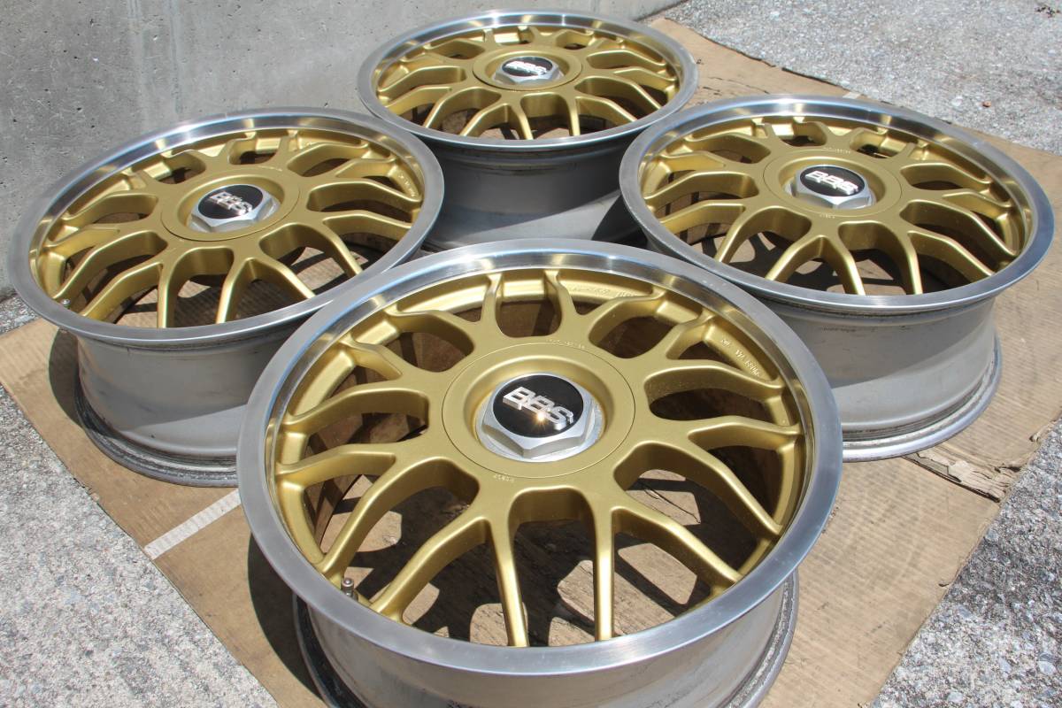 1000円から売り切り♪人気のBBS♪希少ワイザー♪RG207♪ゴールド 