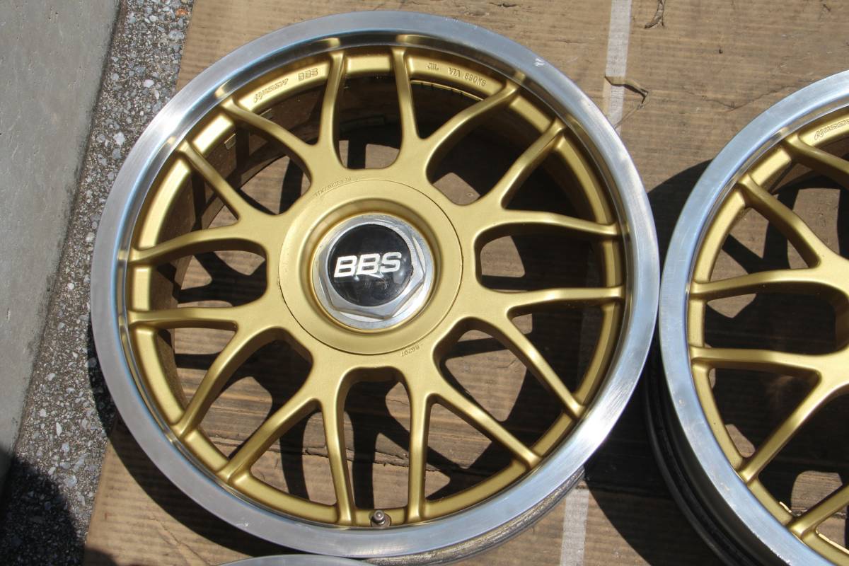 1000円から売り切り♪人気のBBS♪希少ワイザー♪RG207♪ゴールド 