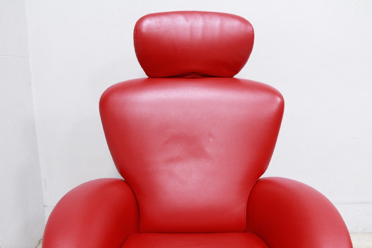 カッシーナ K10 DODOシェーズロング レッド 総革