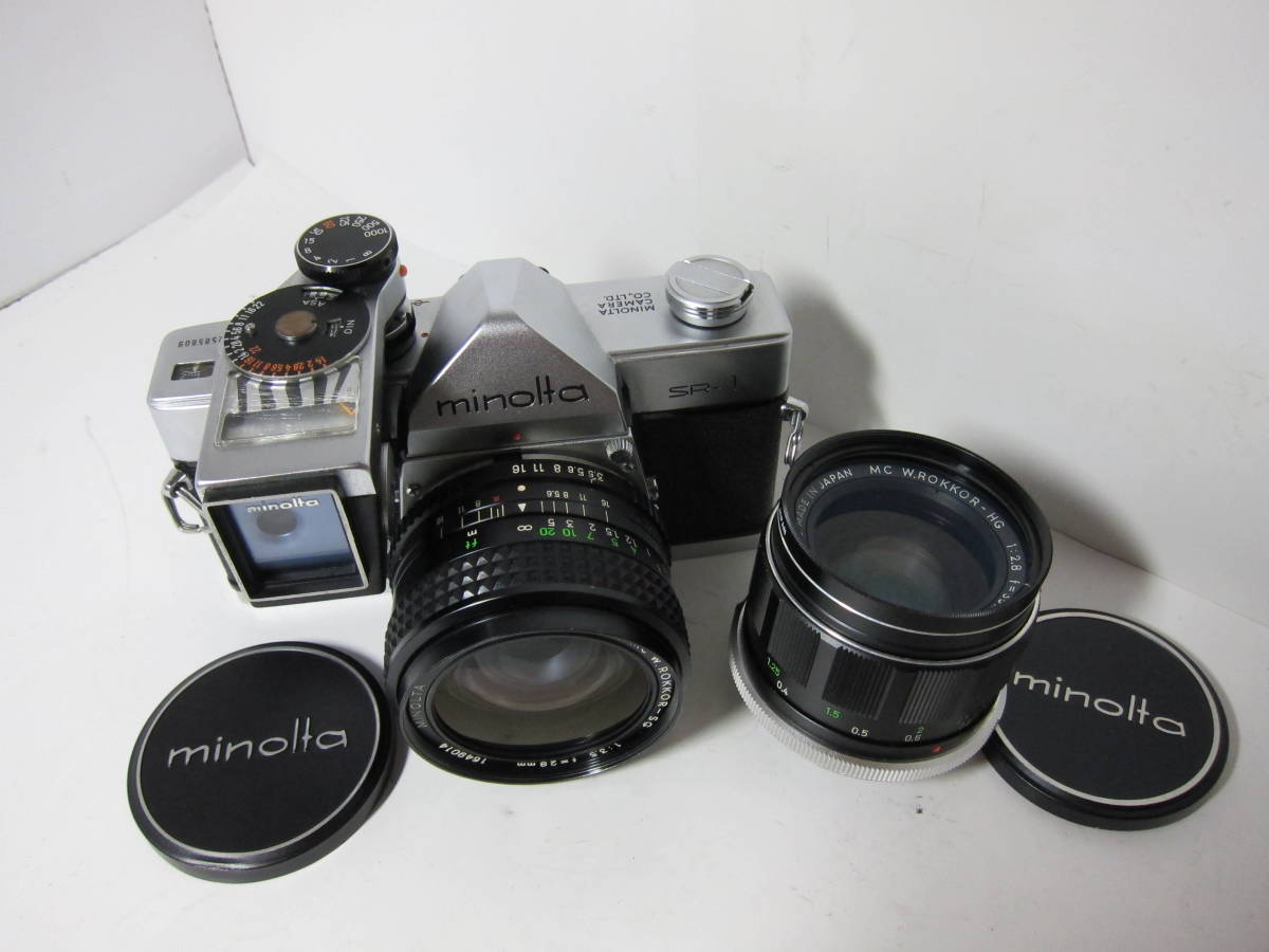 MINOLTA SR-1 ( メーター / 28mm / 35mm 付き) □動作OK□ 10677 | BGM