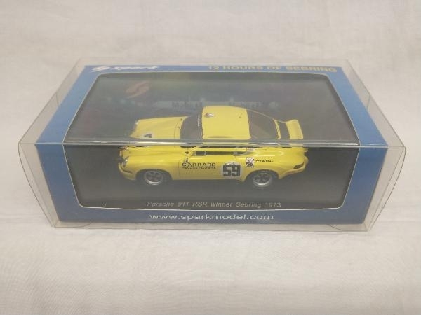 Spark model 1/43 Porsche Carrera 911 RSR Winner Sebring 12h 1973 #59 P.Gregg/H.Haywood/D.Helmick Ｓｐａｒｋ　ｍｏｄｅｌ