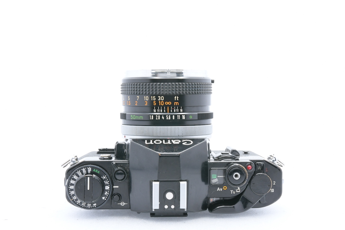 Canon A-1 + CANON LENS FD 50mm F1.8 キヤノン フィルムカメラ MF一眼レフ