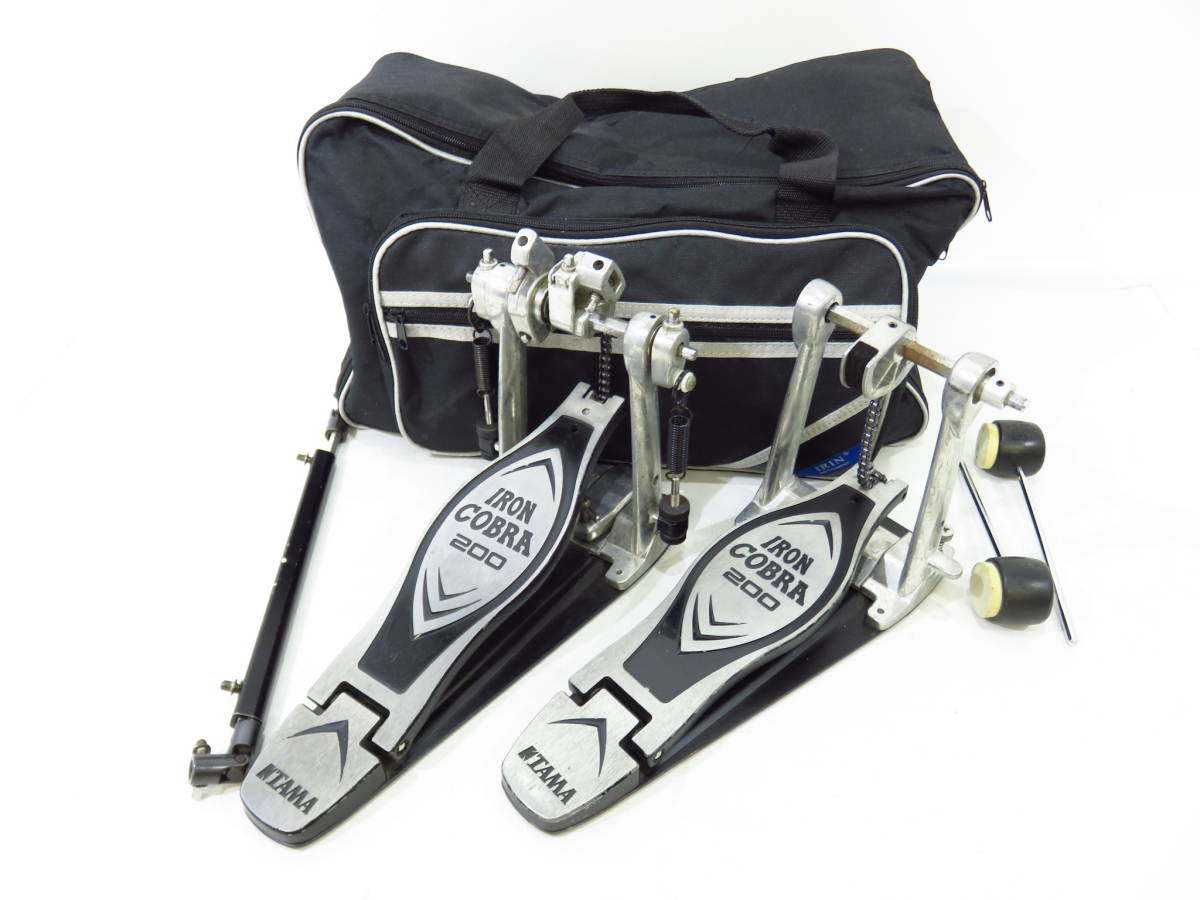n2868k 【現状品】 TAMA タマ IRON COBRA200 アイアンコブラ ツイン 