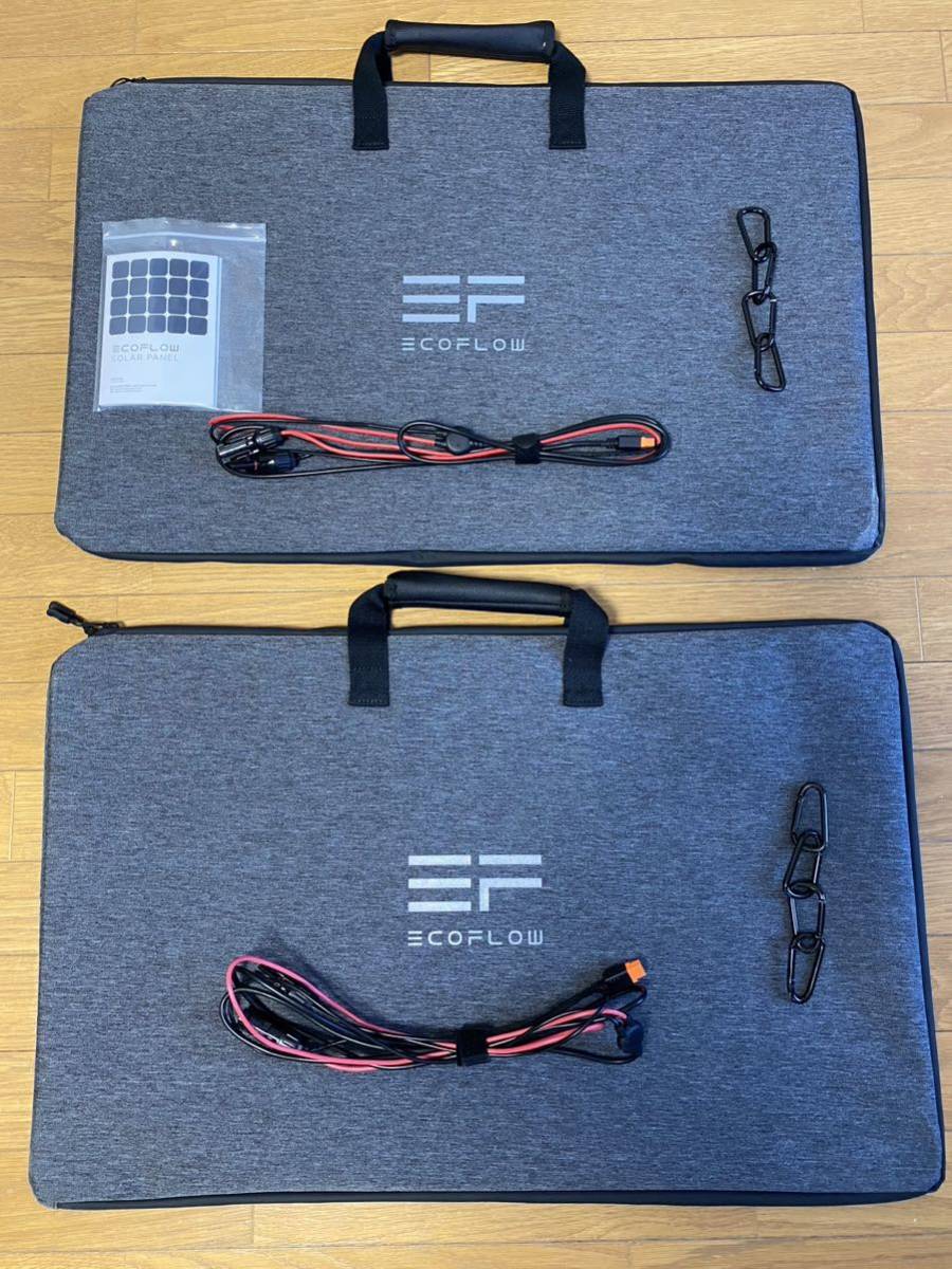 Ecoflow エコフロー ソーラーパネル160w 中古 バッグ付き （楽天市場 