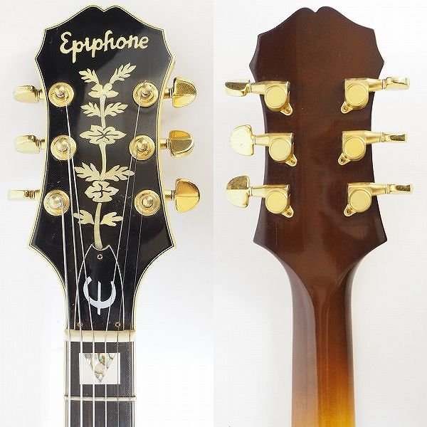 ☆Epiphone/エピフォン EMPEROR-J フルアコ エレキギター オレンジ