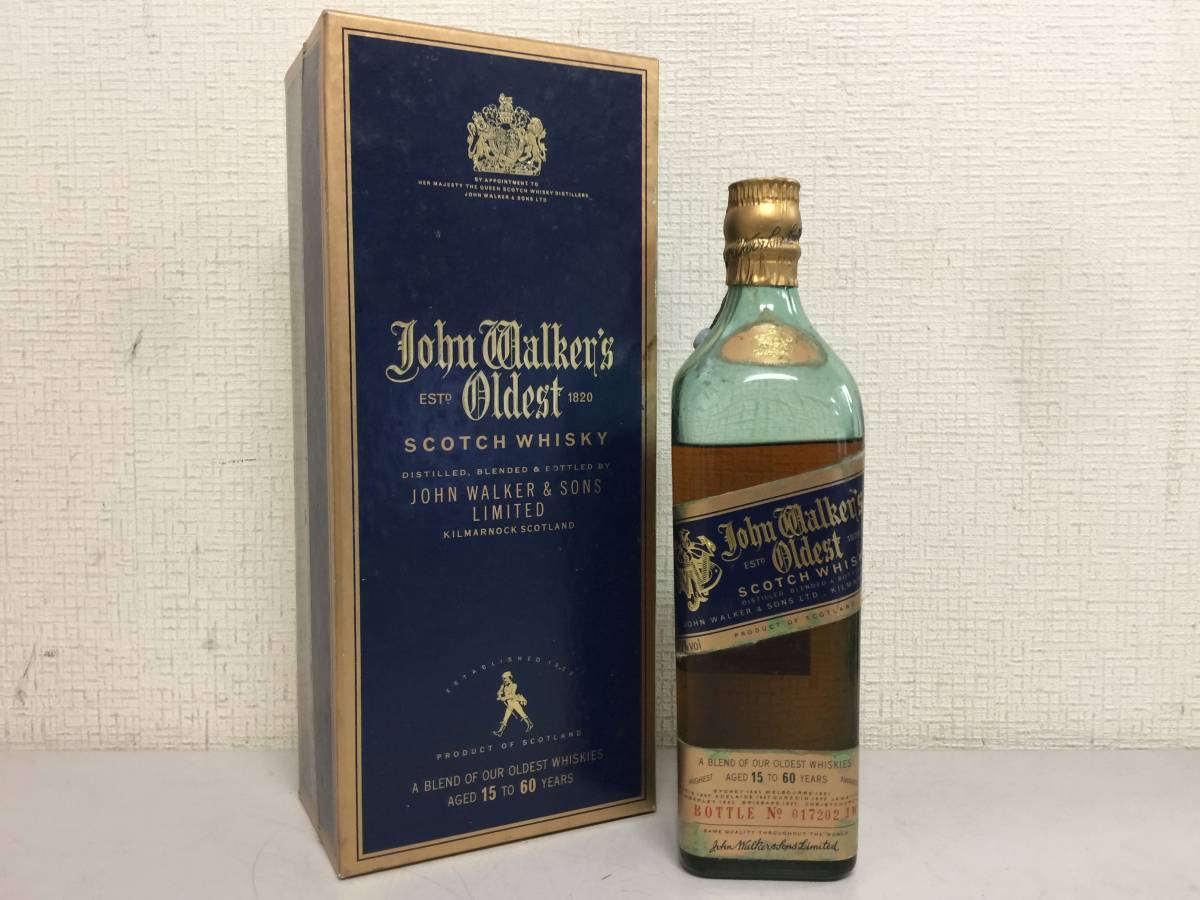 古酒 Johnnie Walker Oldest ジョニーウォーカー オールデスト ブルー