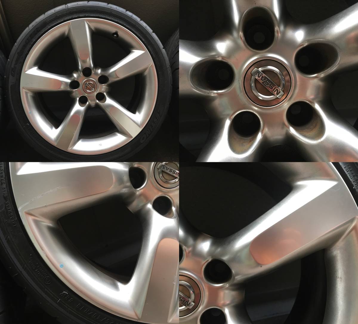 日産 フェアレディZ Z33 後期 純正 ホイール 4本 5H-114.3 18インチ