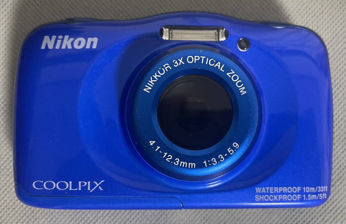 Nikon COOLPIX S33 コンパクトデジタルカメラ 青 バッテリーなし Nikon S33 | Camera Coolpix COOLPIX Waterproof Digital Review eBay