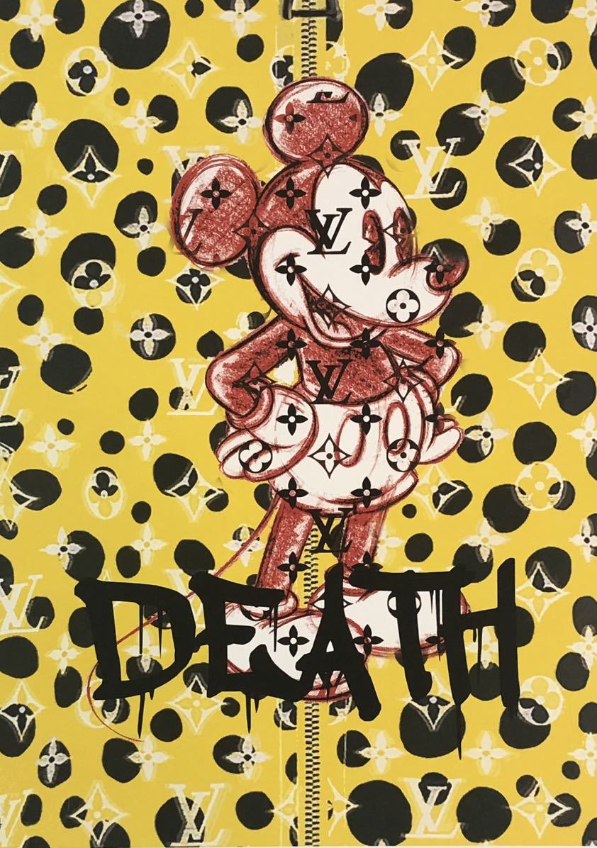 death nyc 世界限定100枚　ミッキーマウス　アンディウォーホル death nyc 世界限定100枚 ミッキーマウス アンディウォーホル DEATH