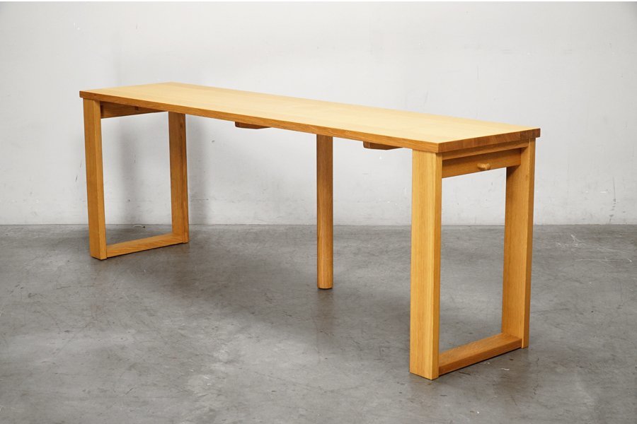 国産 国産 飛騨産業 HIDA キツツキ オーク無垢材 デスク 机 作業台 4