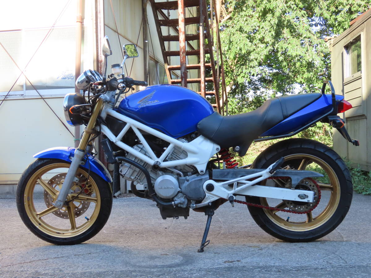 ホンダ VTR250 MC33 キャブモデル ブルー 業者価格にて陸送手配可能 
