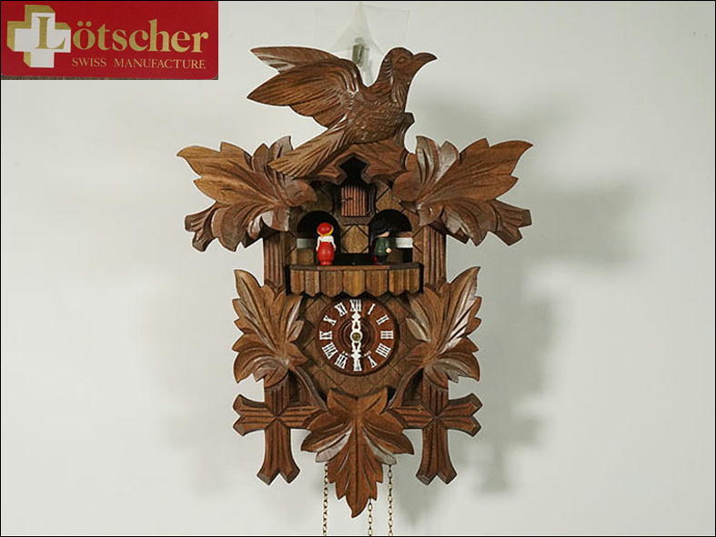 スイス Lotscher レッチャー社 Yahoo!オークション 鳩時計 ハト時計
