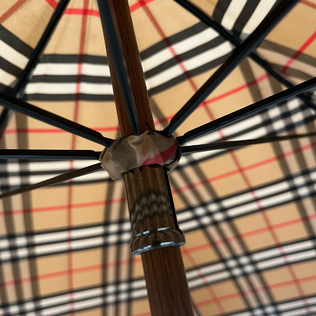 ☆BURBERRY バーバリー バーバリーズ 傘 長傘 内側ノバチェック柄