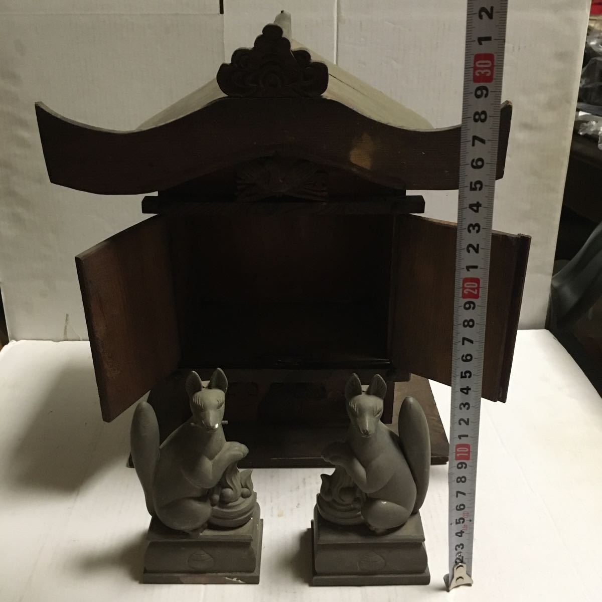 仏教美術】江戸時代？ 仏像 木彫 逗子 無し