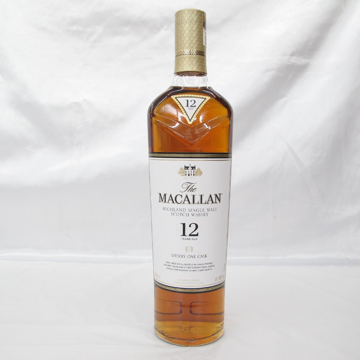 未開栓 MACALLAN 12年 シェリーオークカスク 700ml 40% 未開栓】The MACALLAN ザ・マッカラン 12年 シェリーオーク ウイスキー