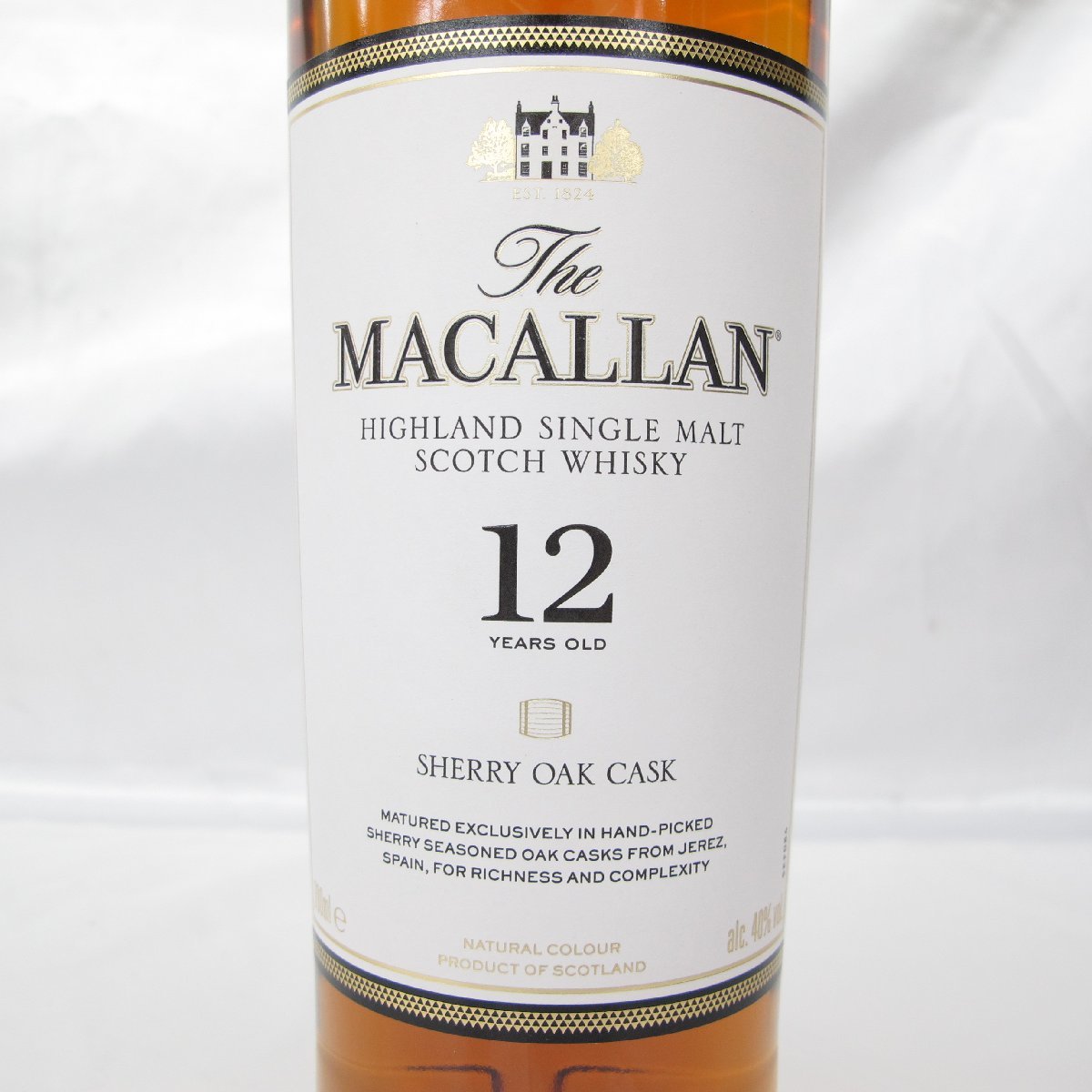 未開栓】The MACALLAN ザ・マッカラン 12年 シェリーオーク ウイスキー