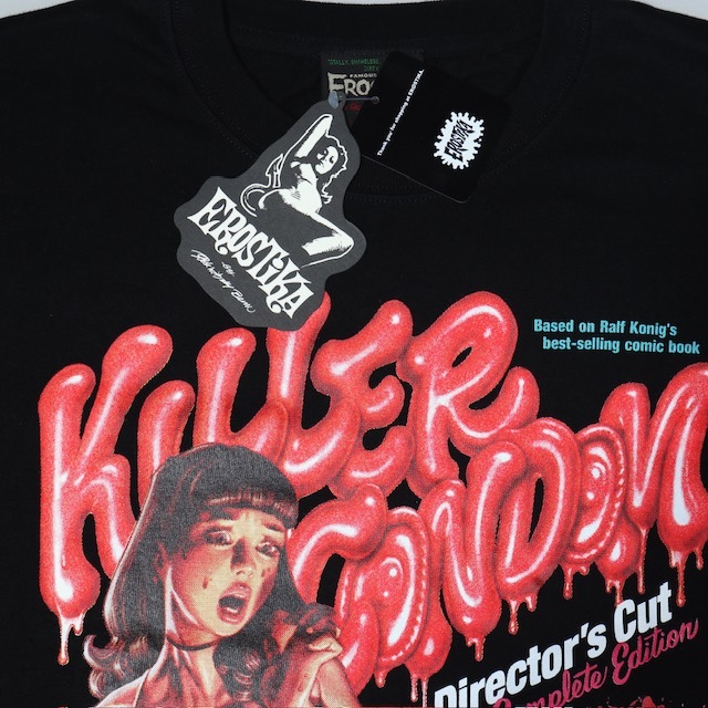 XLサイズ ロッキンジェリービーン KILLER CONDOM Tシャツ 黒色 映画