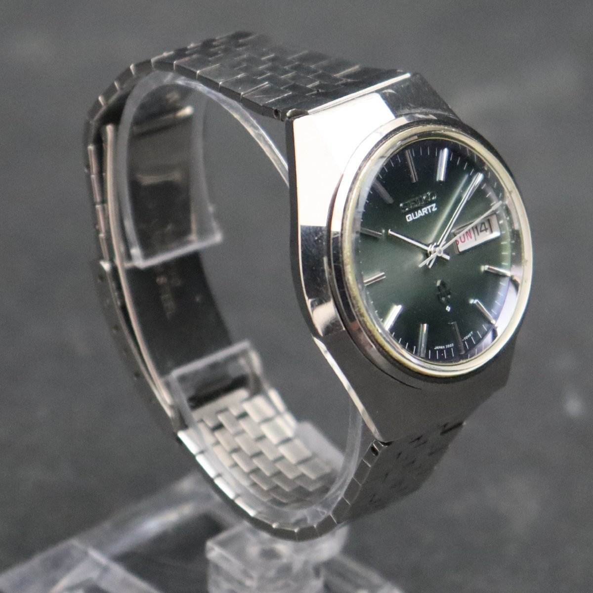 SEIKO セイコー クオーツ メンズ 腕時計 3803-7020 デイデイト 純正 