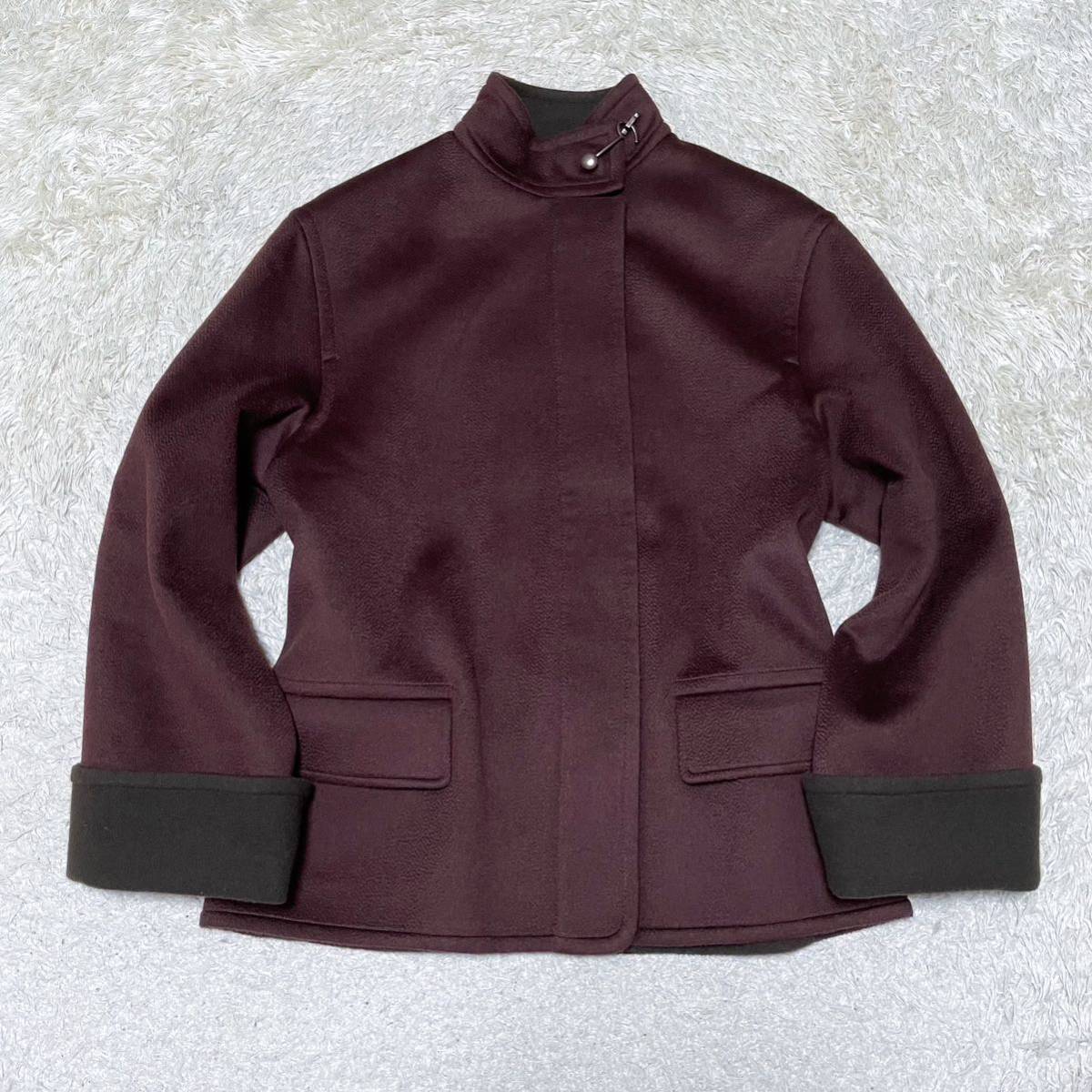 正規品 未使用級美品》エルメス HERMES ゴルチエ期 カシミヤ100%コート  