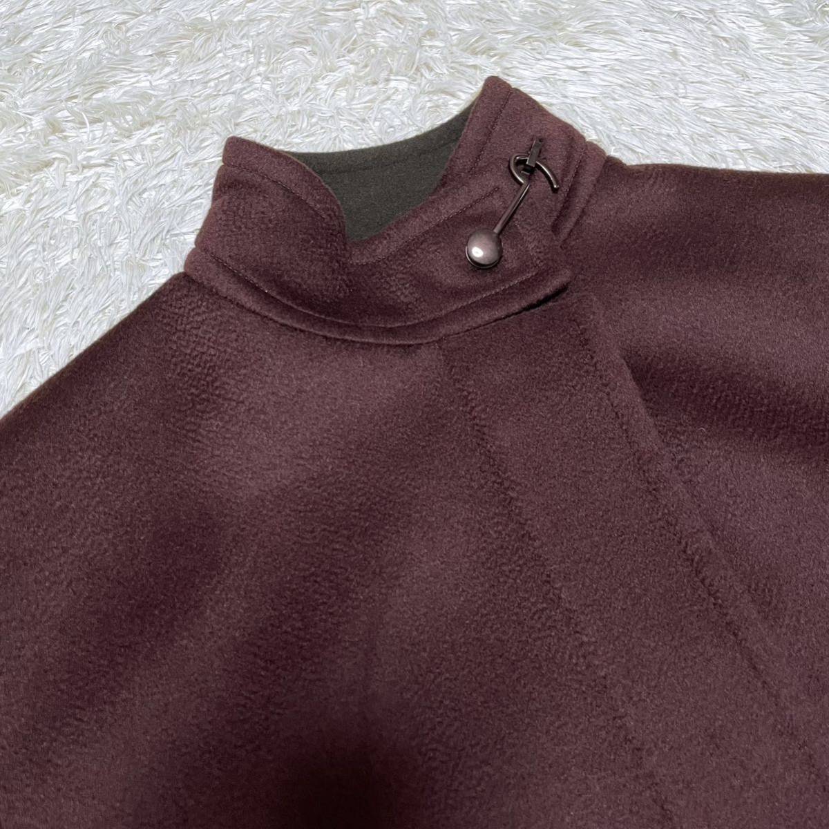 正規品 未使用級美品》エルメス HERMES ゴルチエ期 カシミヤ100%コート  