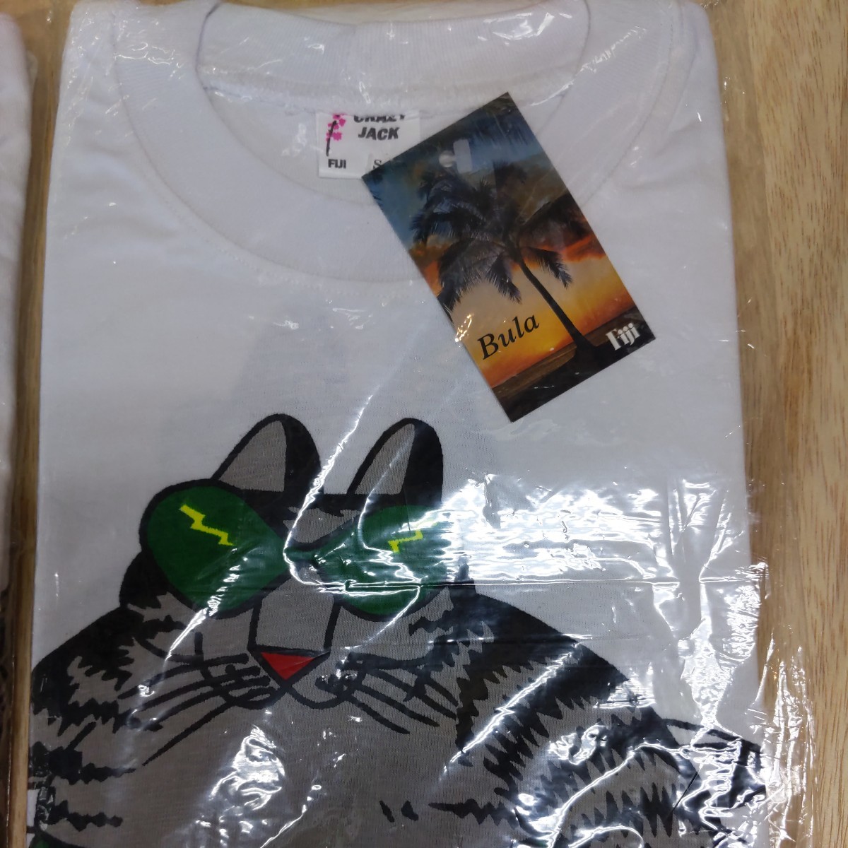 デットストック USA フィジー製 クリバンキャット tシャツ 半袖 M 