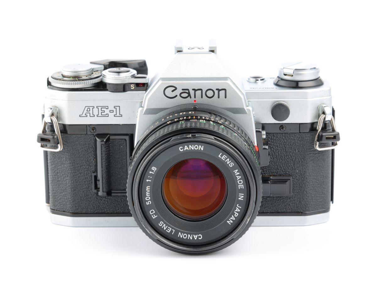 01582cmrk Canon AE-1 + New FD 50mm F1.8 MF一眼レフカメラ FDマウント