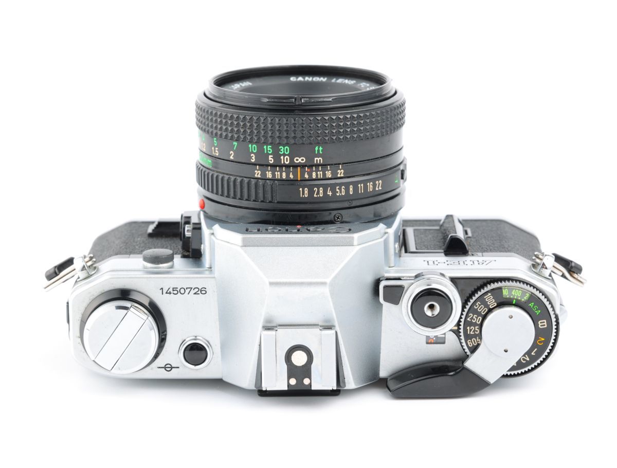 01582cmrk Canon AE-1 + New FD 50mm F1.8 MF一眼レフカメラ FDマウント