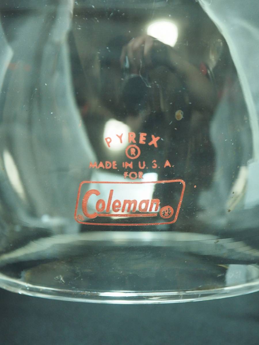 Coleman PYREX グローブ　パイレックス Coleman コールマン PYREX パイレックス ビンテージ グローブ