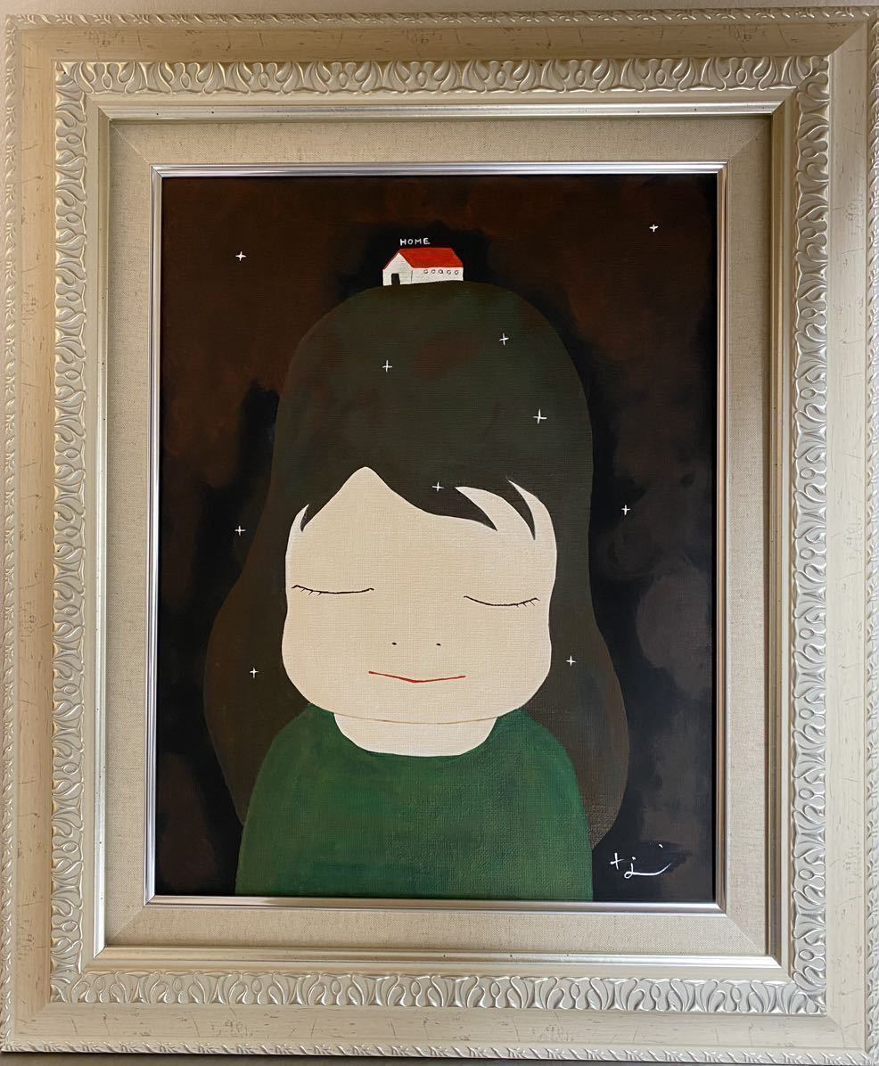 模写」奈良美智額付 美術品・アンティーク・コレクション