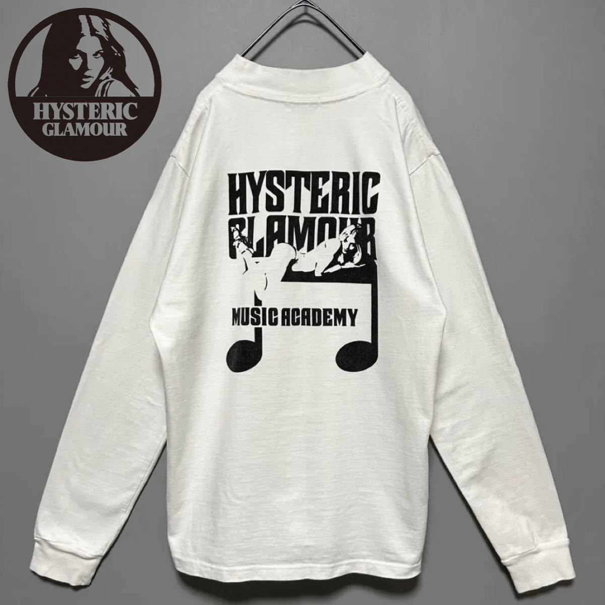美品 HYSTERIC GLAMOUR ヒステリックグラマー ヒスガール 長袖 クルー