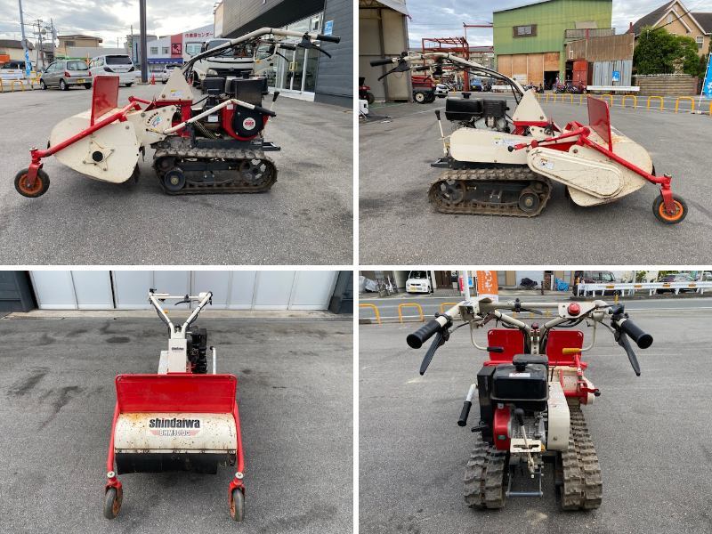 大阪0804HM03♪【実動】新ダイワ Shindaiwa 歩行型草刈機 ハンマーナイフモア BHM80-DC1 8.0ps ガソリン 傾斜地 凸凹道 草刈り機 売切り!