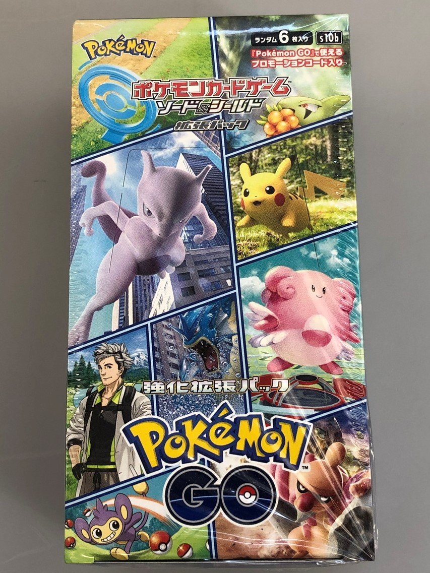H【未開封BOX現状品】 ポケモンカード ソード&シールド 強化拡張パック POKEMON GO 1BOX シュリンクあり 〈72-230729-SS-8-HOU〉