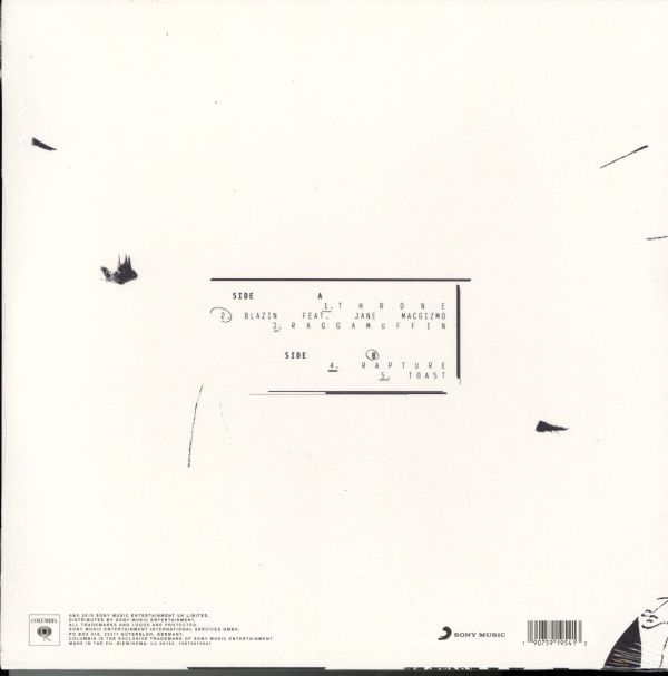 新品！2019年 EUプレスLP！Koffee / Rapture【Columbia / 19075919541