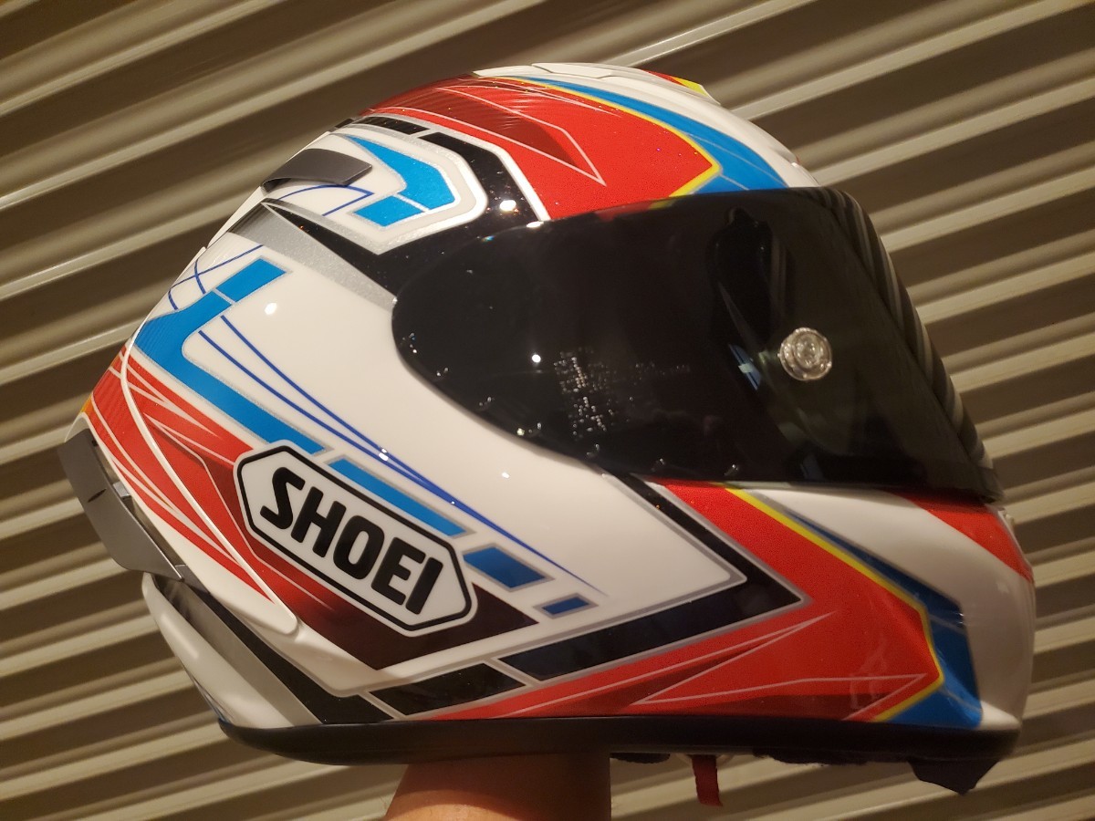 SHOEI X-Fourteen アセイル！サイズXL、傷なし美品！スモークシールド  